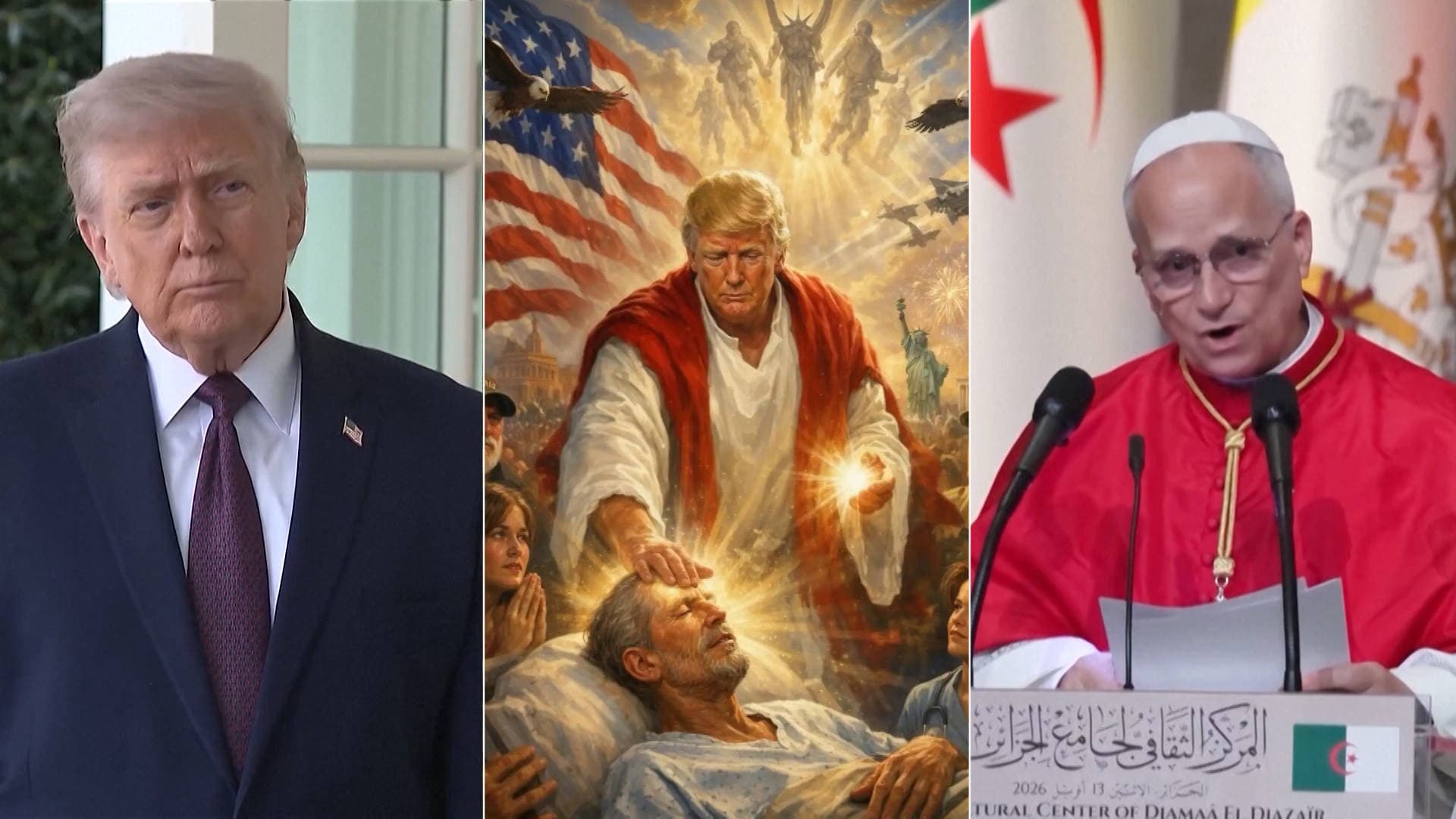 president-vs-pope-trump-posts-pic-of-self-as-jesus-pope-says-warmakers-have-hands-full-of-blood